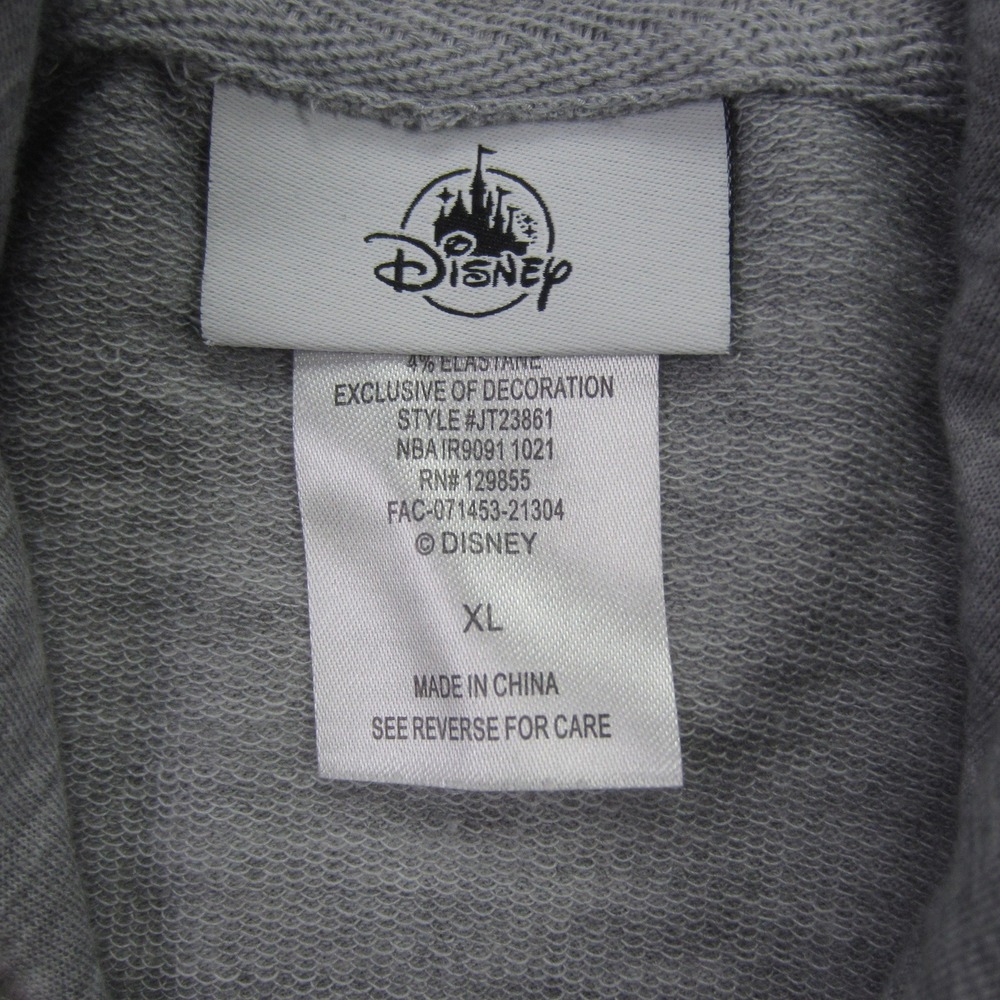 Disney Walt Disney World Hoodie Womens XL Gray Rainbow‎ Graphic Cropped - Picture 7 of 14